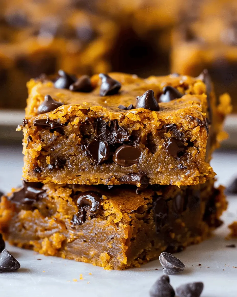Pumpkin Bars with Chocolate Chips: The Best Autumn Treat Recipe