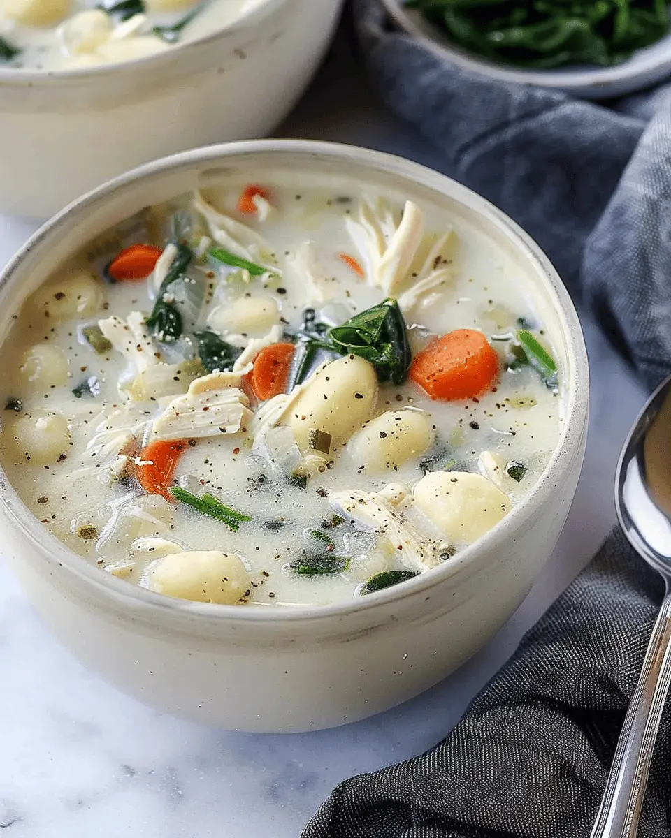 Slow-Cooker Chicken Gnocchi Soup