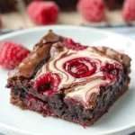 Decadent Raspberry Swirl Brownies