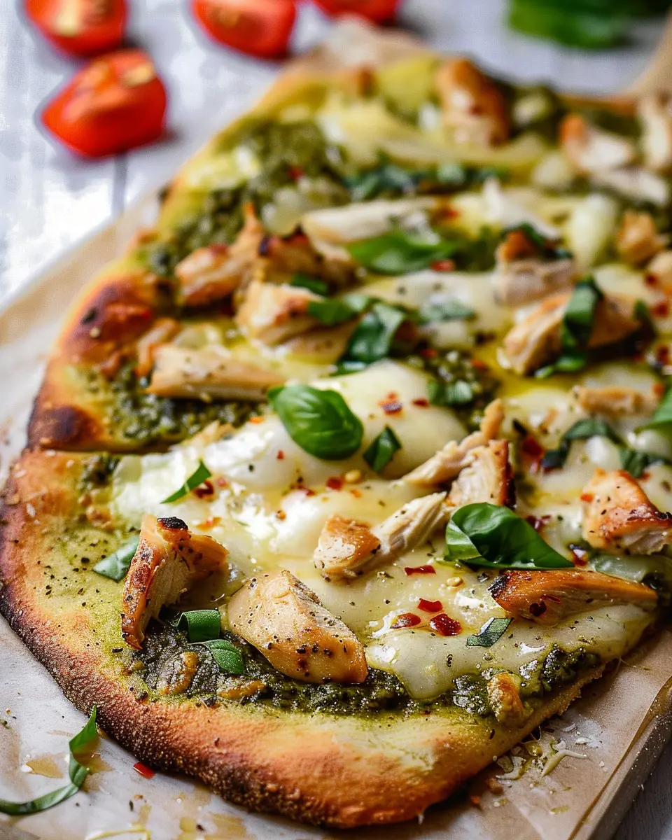 Chicken Pesto Flatbread: Easy, Flavorful Twist on Pizza Night