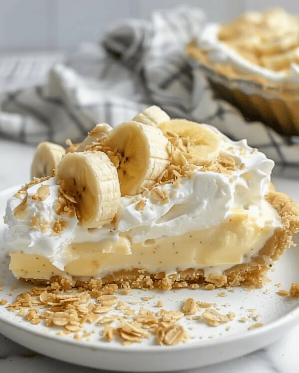 Banana Pudding Pie: The Easy No-Bake Delight You’ll Love