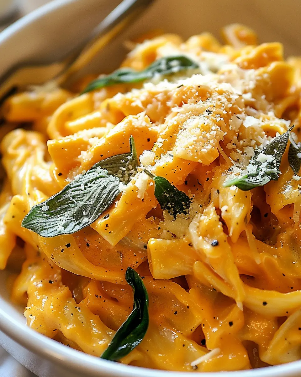 Creamy Parmesan Pumpkin Pasta: An Indulgent Fall Favorite