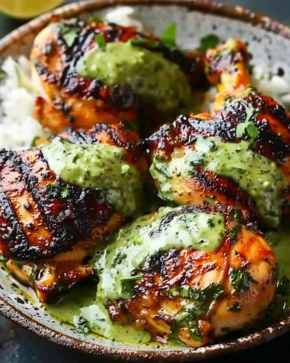Best Peruvian Chicken with Creamy Green Sauce: A Juicy Delight
