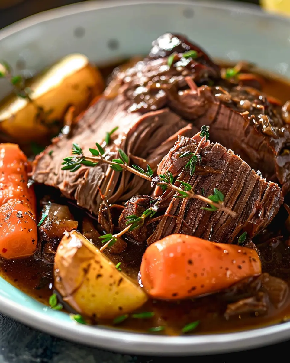 Crockpot Pot Roast with Gravy: Easy and Comforting Recipe
