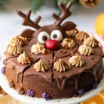Chocolate Orange Reindeer Cake