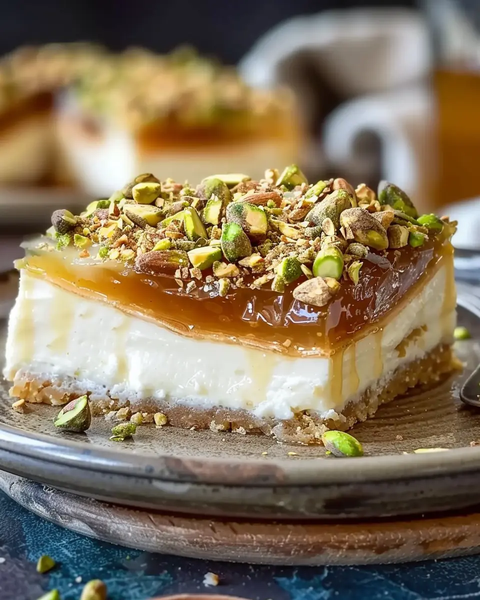 Honey Pistachio Baklava Cheesecake: A Delicious Indulgence at Home