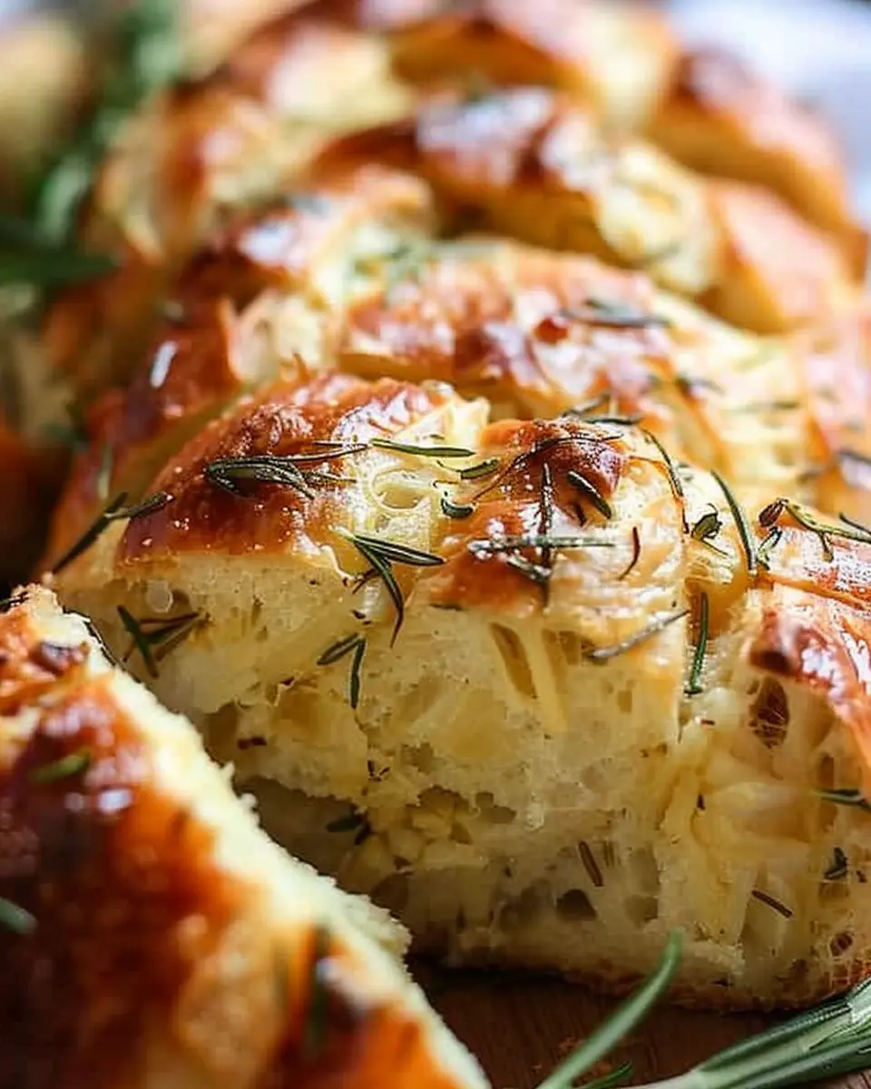 Rosemary Garlic Pull Apart Bread: The Best Comfort Food Recipe