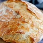 Rustic Italian Crusty Bread Recipe – Easy No-Knead Artisan Loaf