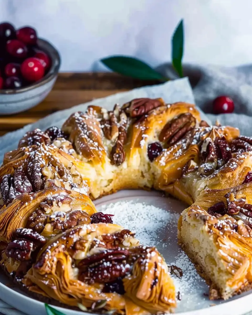 Couronne with Cranberries and Pecans: A Delightfully Easy Bake