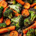 Roasted Broccoli and Carrots