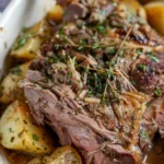 Slow Cooker Leg Of Lamb