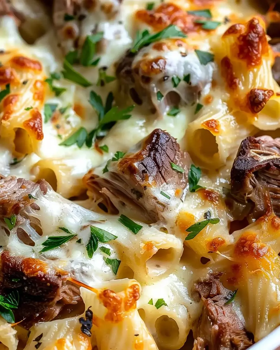 Steak & Truffle Gouda Pasta Bake: A Decadent Homemade Delight
