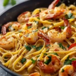 Jamaican Shrimp Pasta: A Creamy Delight