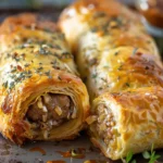 Savory French Onion Sausage Rolls – Golden, Flaky & Full of Flavor