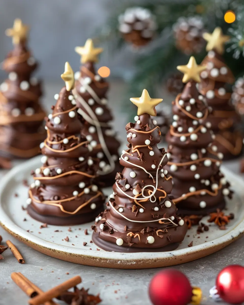 Christmas Chocolate Trees Recipe: Easy and Festive Delight for All