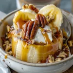 Banana Foster with Pecans & Caramel