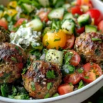 Greek Meatball Bowl Recipe