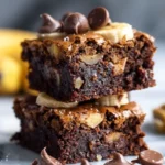 Fudgy Banana Bread Brownies – The Perfect Mix of Cake & Brownies!