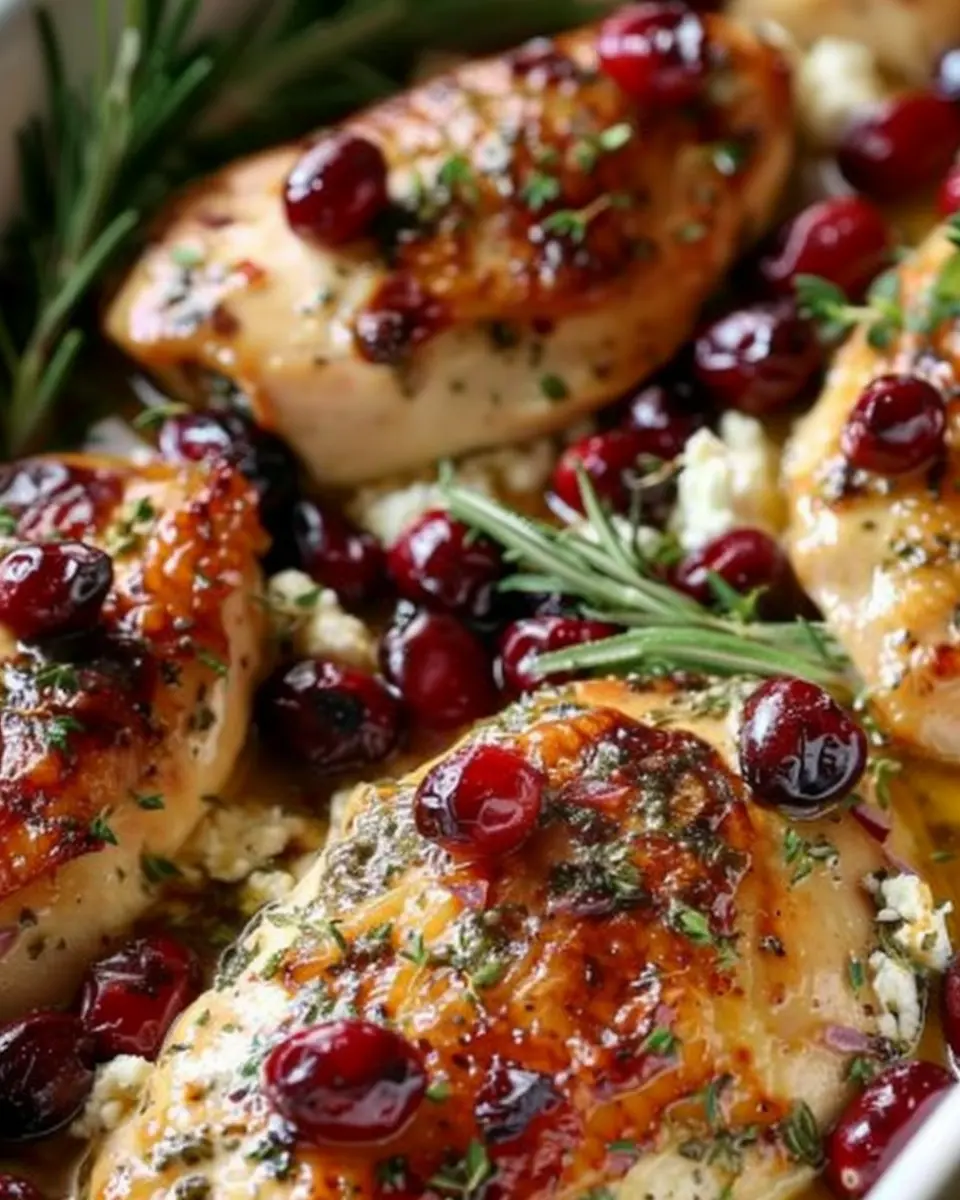 Honey Cranberry Chicken Bake: Easy, Flavor-Packed Dinner Delight