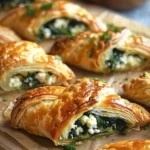 Spinach and Feta Puff Pastry Twists