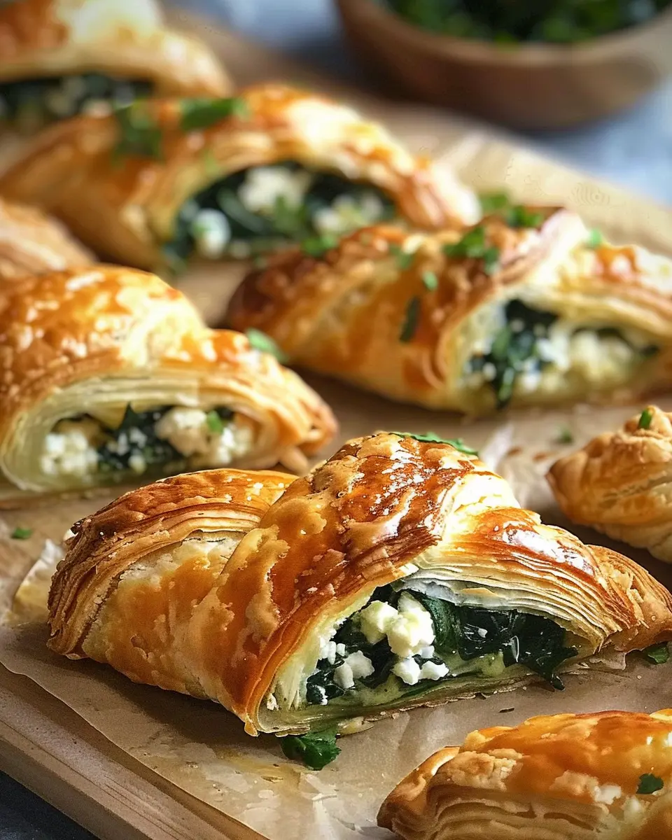 Spinach and Feta Puff Pastry Twists: Easy, Flavorful Treats for All