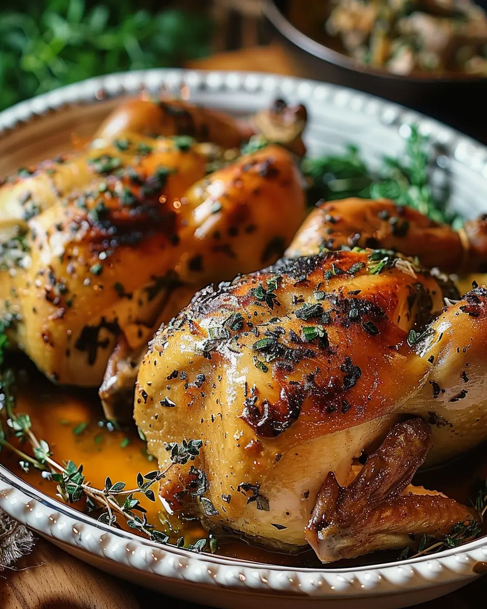 Stuffed Cornish Game Hens: Juicy Turkey Bacon &amp; Chicken Ham Delight