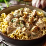Rich Chicken Stroganoff