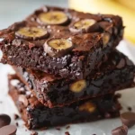 3 Ingredient Banana Brownies