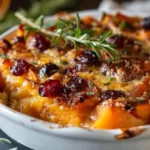 Sweet Potato & Cranberry Gratin