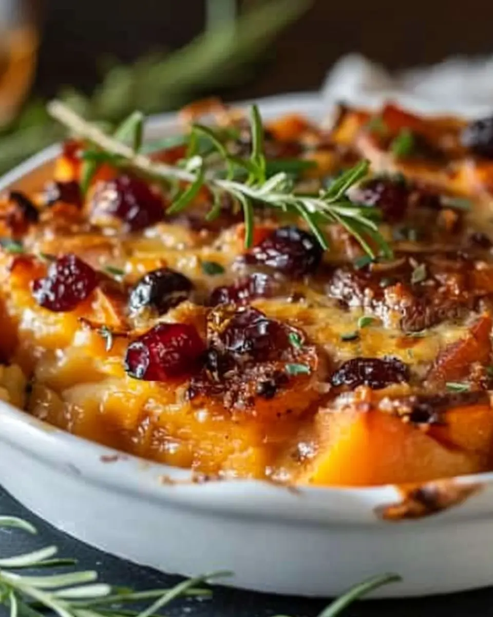 Sweet Potato Cranberry Gratin: A Cozy Indulgence for Fall