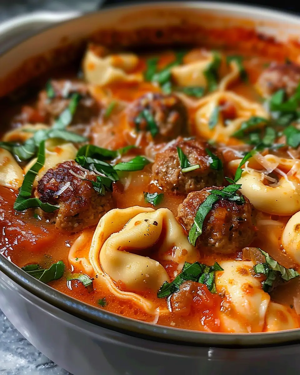 Cheesy Meatball Tortellini Soup: The Best Comfort Bowl You’ll Love