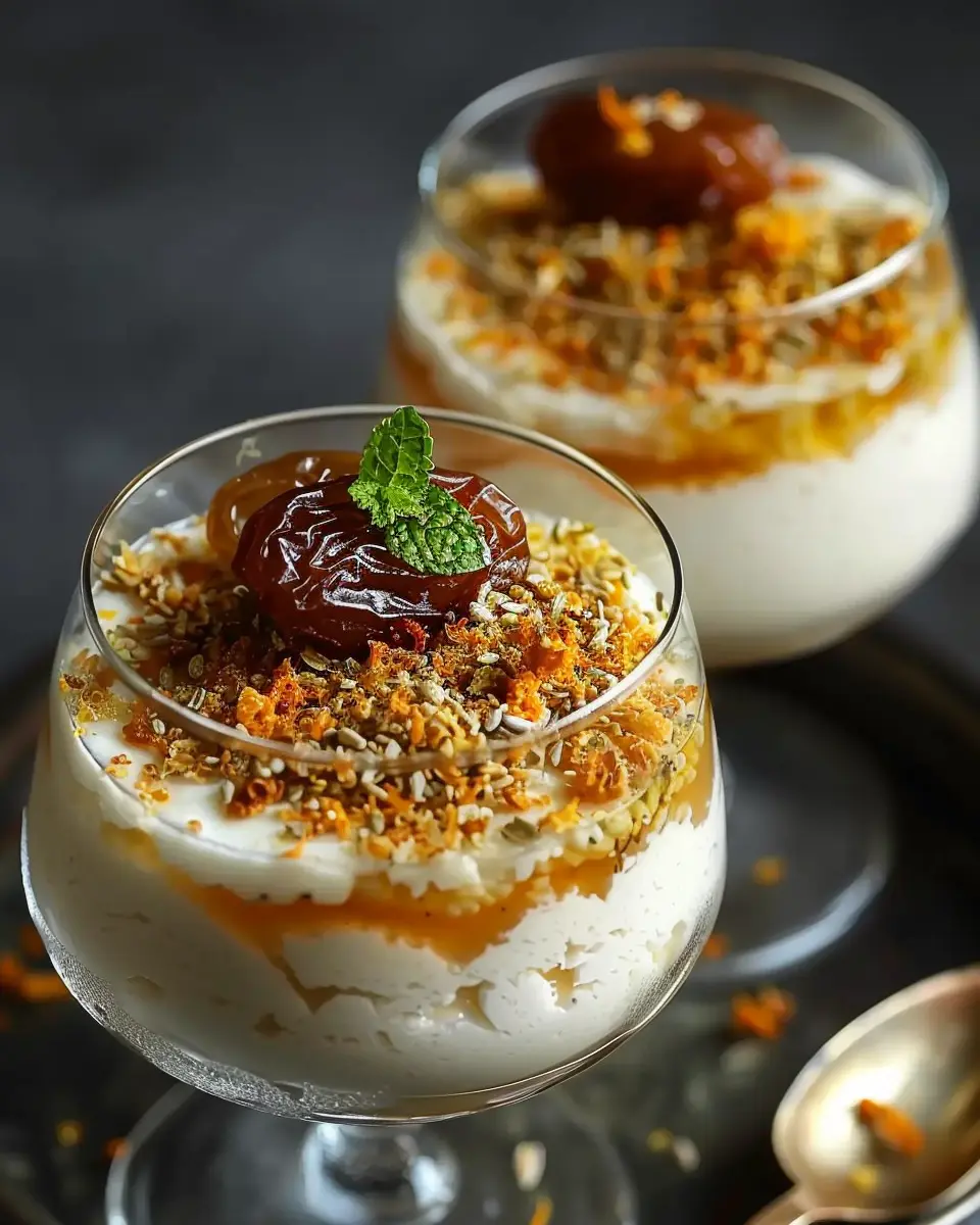 Lebanese Date &amp; Orange Blossom Mousse: A Creamy Indulgence for All