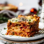 Christmas Eve Lasagna (Festive Lasagna Bolognese!)
