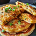 Chinese-Style Savoury Stuffed Breakfast Pancakes (Vegan Recipe)