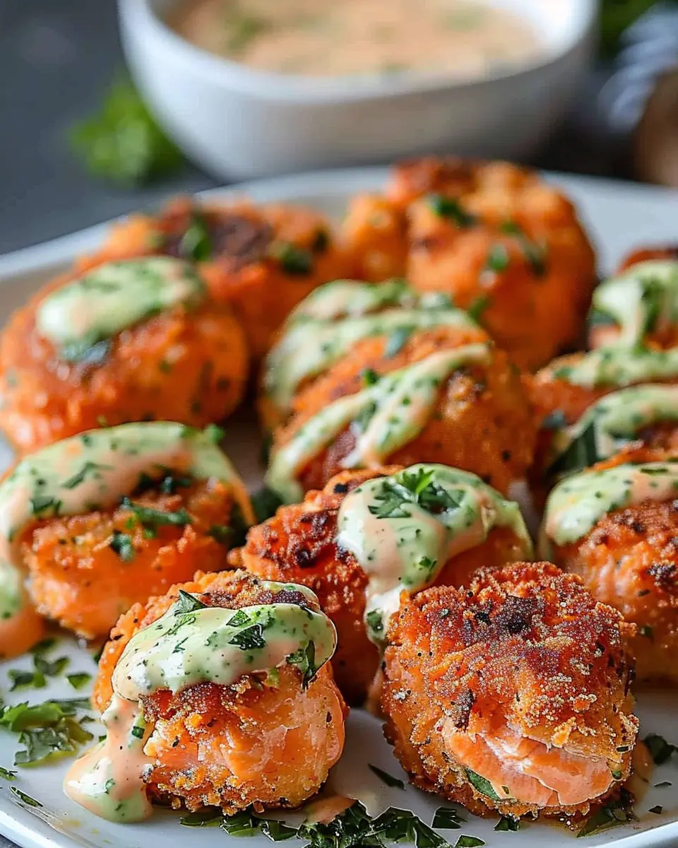 Crispy Salmon Bites with Sauce: Easy Appetizer Everyone Loves
