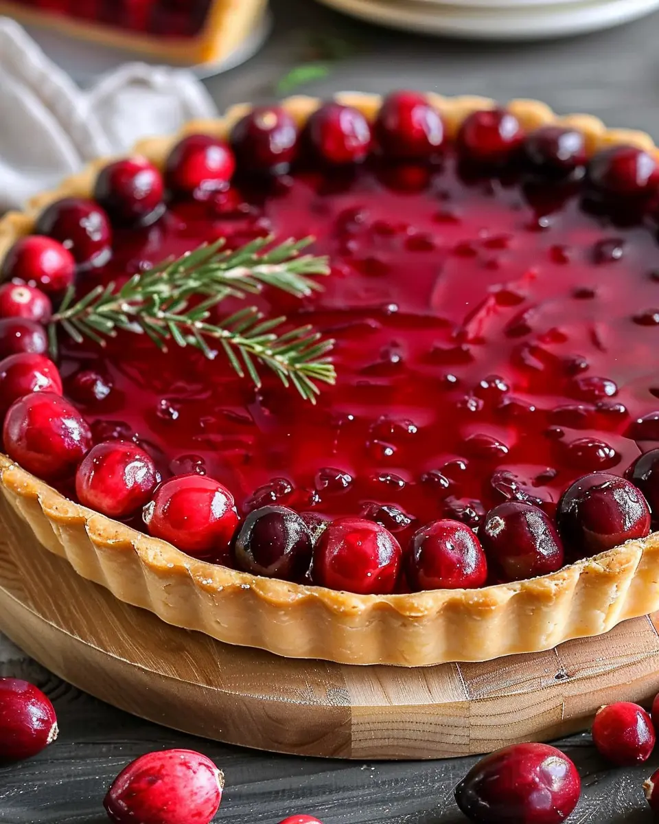 Irresistible Cranberry Curd Tart: An Indulgent Holiday Delight