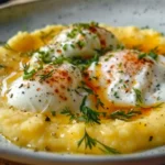 Creamy Polenta with Poached Eggs