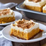 Pumpkin Bars with Cream Cheese Frosting