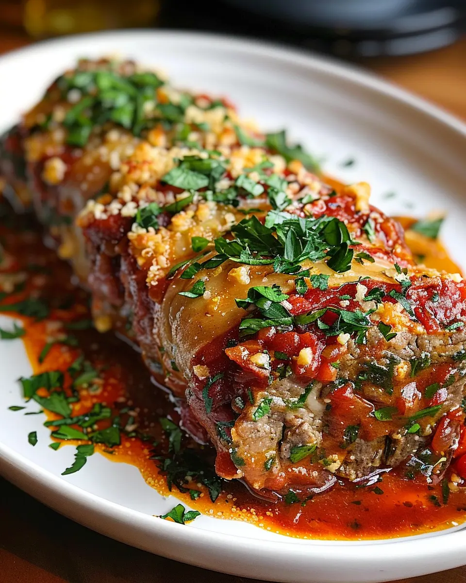 Giada’s Braciole: Indulgent Beef Rolls with Turkey Bacon Magic