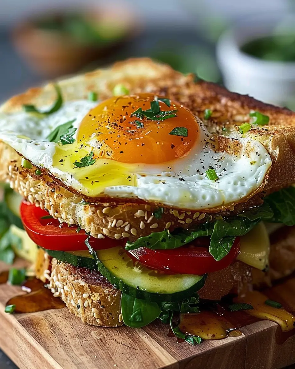 Mediterranean Breakfast Sandwich: Easy Turkey Bacon Delight