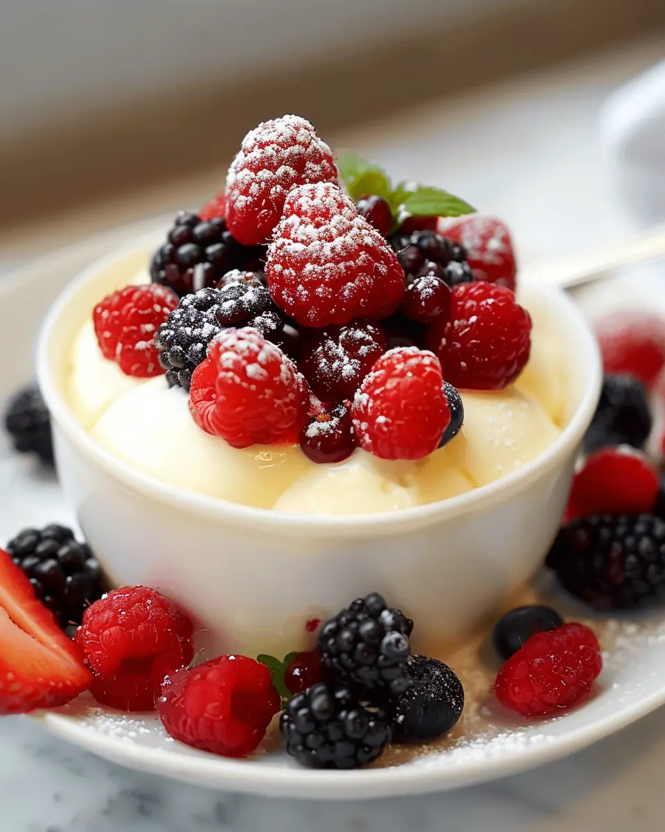 Bavarian Cream and Berries Recipe: A Delightfully Easy Dessert