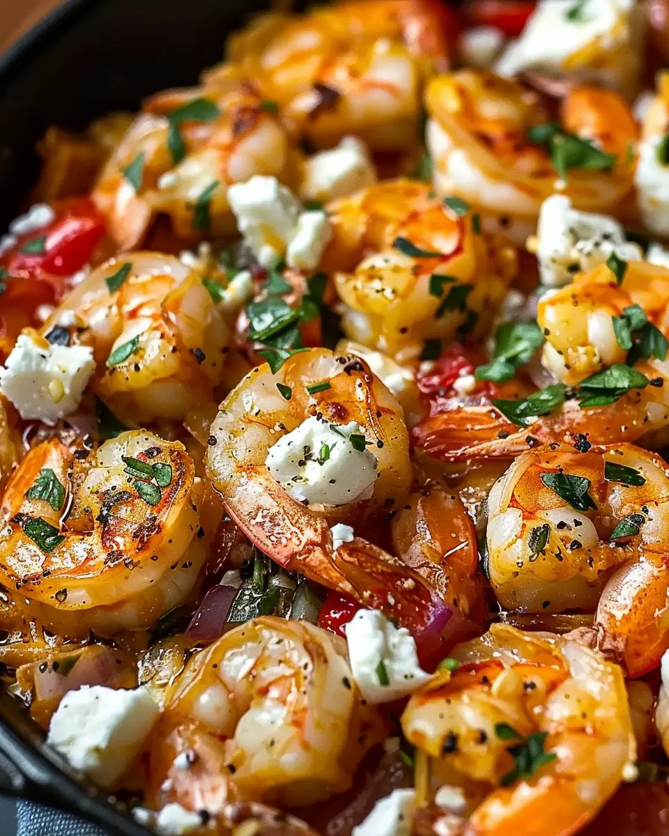 Mediterranean Shrimp &amp; Feta: The Best Easy Recipe for Seafood Lovers