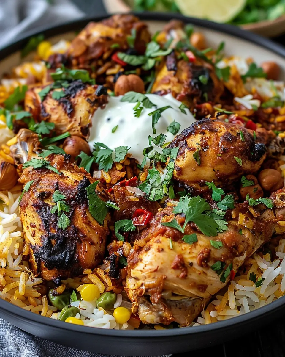 One Pot Shawarma Chicken And Rice