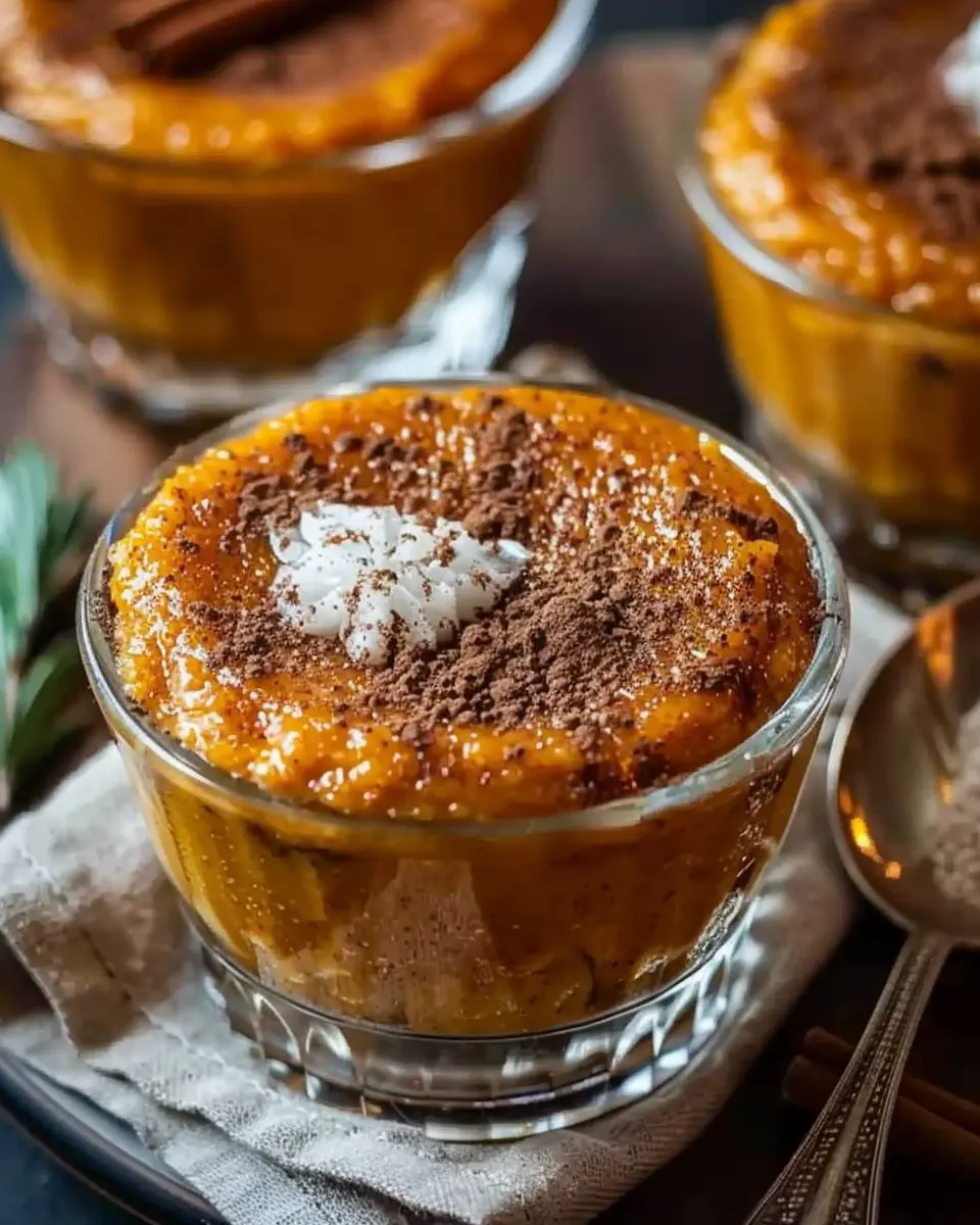 Effortless Baked Pumpkin Pudding: A Cozy Easy Dessert Delight