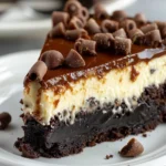 Fudgy Brownie Bottom Cheesecake