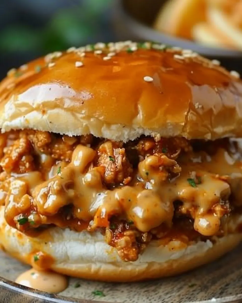 Cajun Chicken Sloppy Joes with Creamy Cheese Sauce: A Comfort Classic