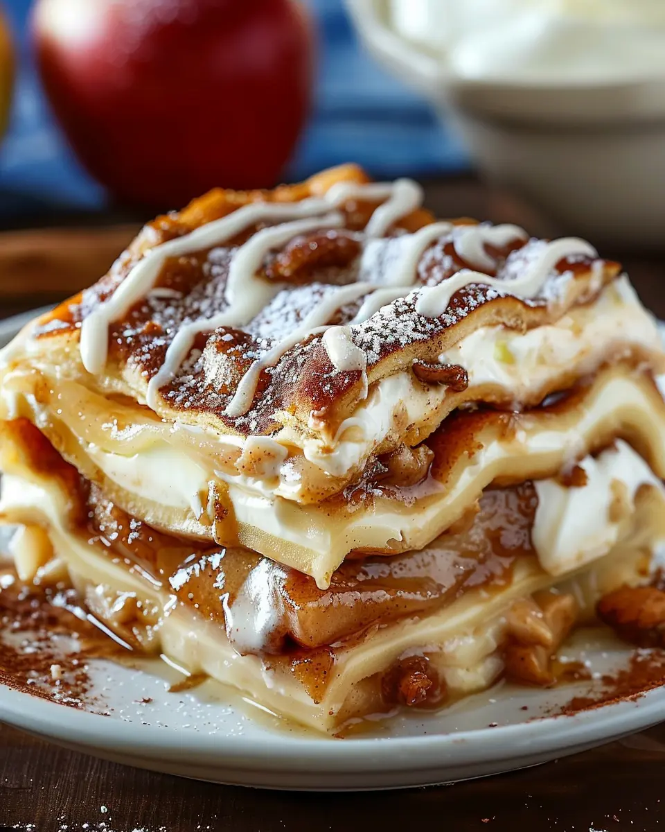 Cinnamon Roll Apple Lasagna: An Indulgent Dessert You’ll Love