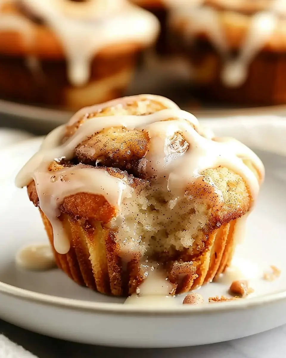 Irresistibly Fluffy Cinnamon Roll Muffins for Cozy Mornings at Home