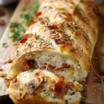 Chicken Bacon Ranch Stromboli