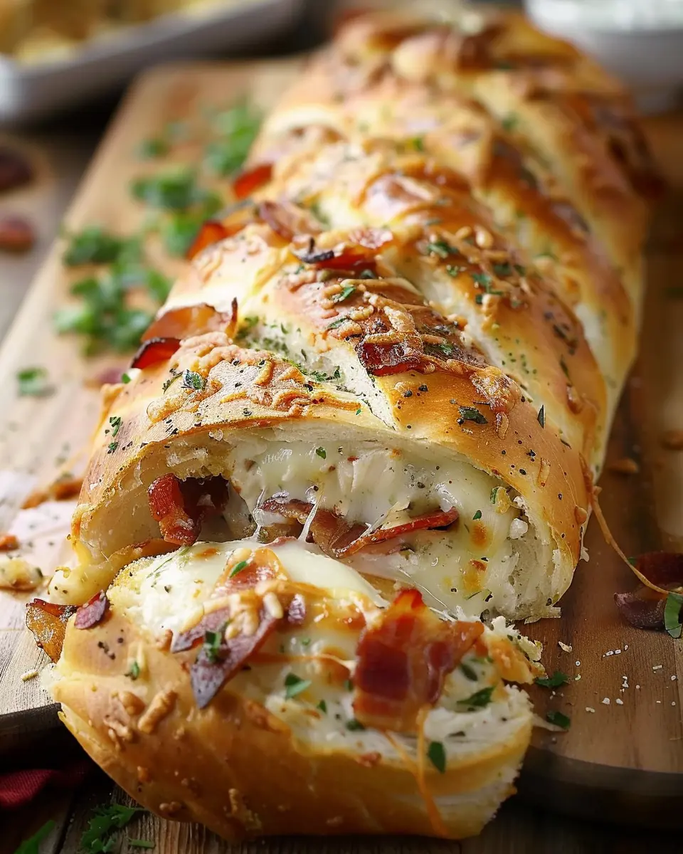 Chicken Bacon Ranch Stromboli: A Juicy Twist on Comfort Food
